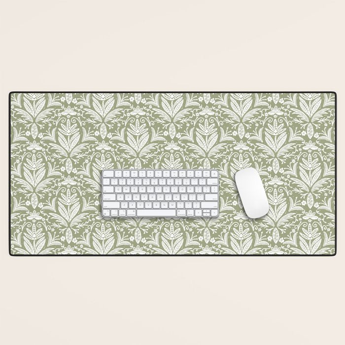 Tropical Paradise . Lush Green Desk Mat Gallery Image 1