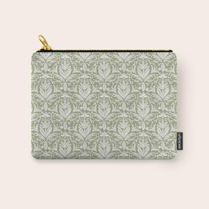 Tropical Paradise . Lush Green Carry All Pouch Gallery Image 1