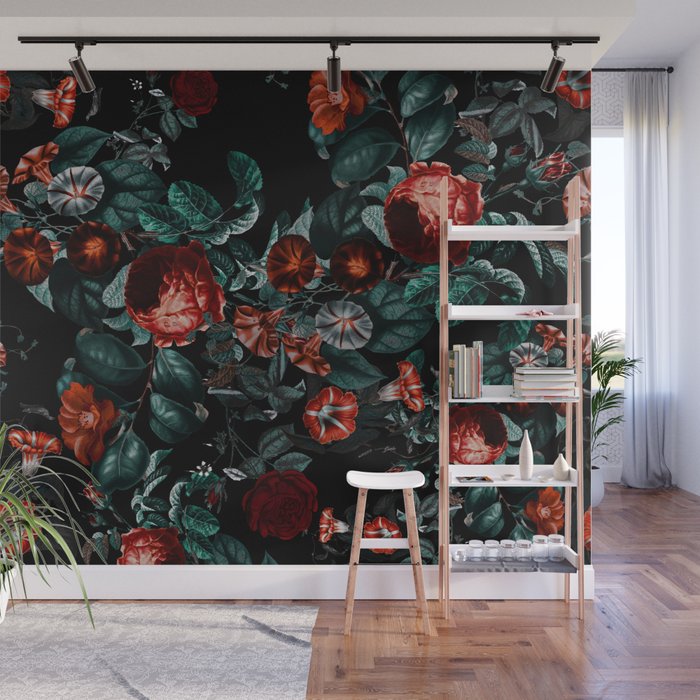 Midnight Garden II Wall Mural Gallery Image 1