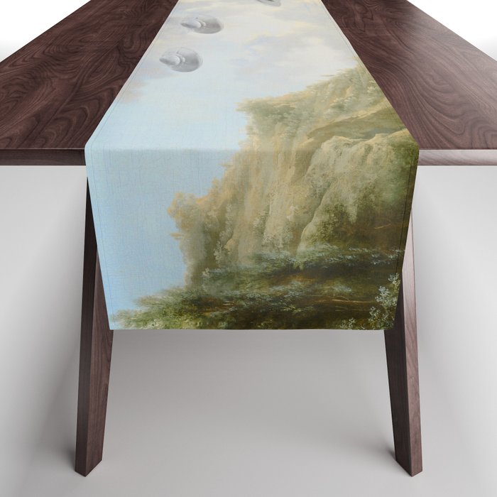 They were here all along / UFO in countryside Table Runner Gallery Image 1