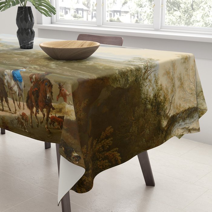 They were here all along / UFO in countryside Tablecloth Gallery Image 3