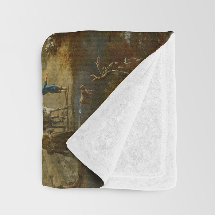 They were here all along / UFO in countryside Throw Blanket Gallery Image 3