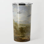 They were here all along / UFO in countryside Travel Mug Gallery Image 1