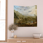 They were here all along / UFO in countryside Wall Tapestry Gallery Image 2