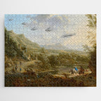 They were here all along / UFO in countryside Jigsaw Puzzle Gallery Image 1