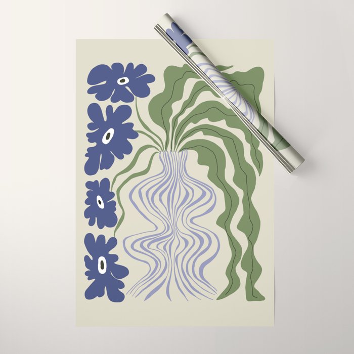 Dropping leaf plant  Wrapping Paper Gallery Image 1