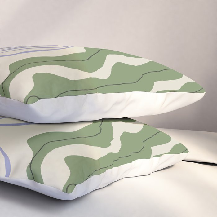 Dropping leaf plant  Pillow Sham Gallery Image 3
