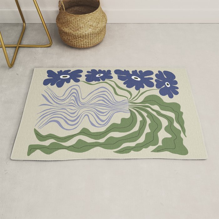 Dropping leaf plant  Rug Gallery Image 1