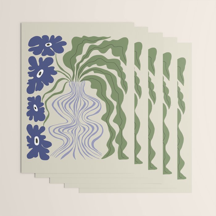 Dropping leaf plant  Wrapping Paper Gallery Image 3