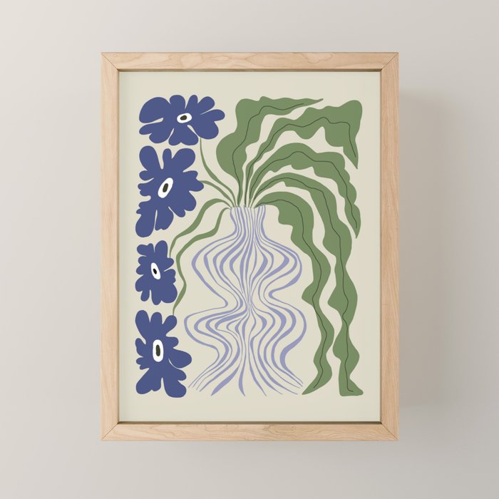 Dropping leaf plant  Mini Art Print Gallery Image 1