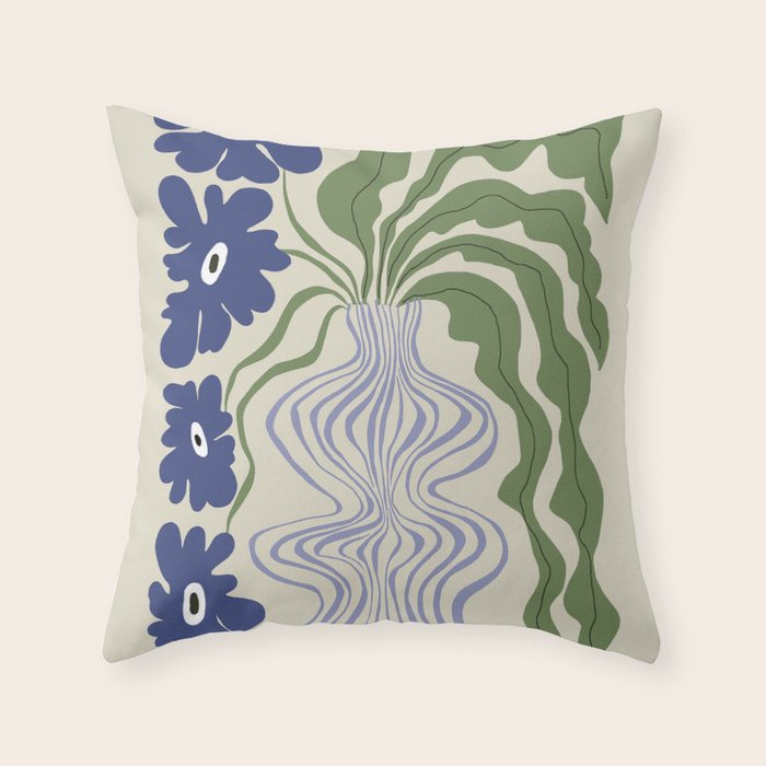 Dropping leaf plant  Throw Pillow Gallery Image 6