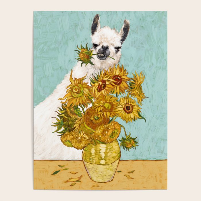 Naughty Llama and The Sunflowers Poster Gallery Image 4