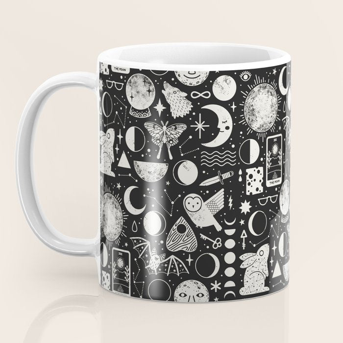 Lunar Pattern: Eclipse Coffee Mug Gallery Image 3