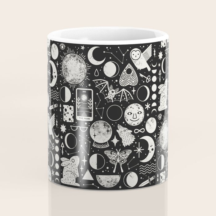 Lunar Pattern: Eclipse Coffee Mug Gallery Image 4