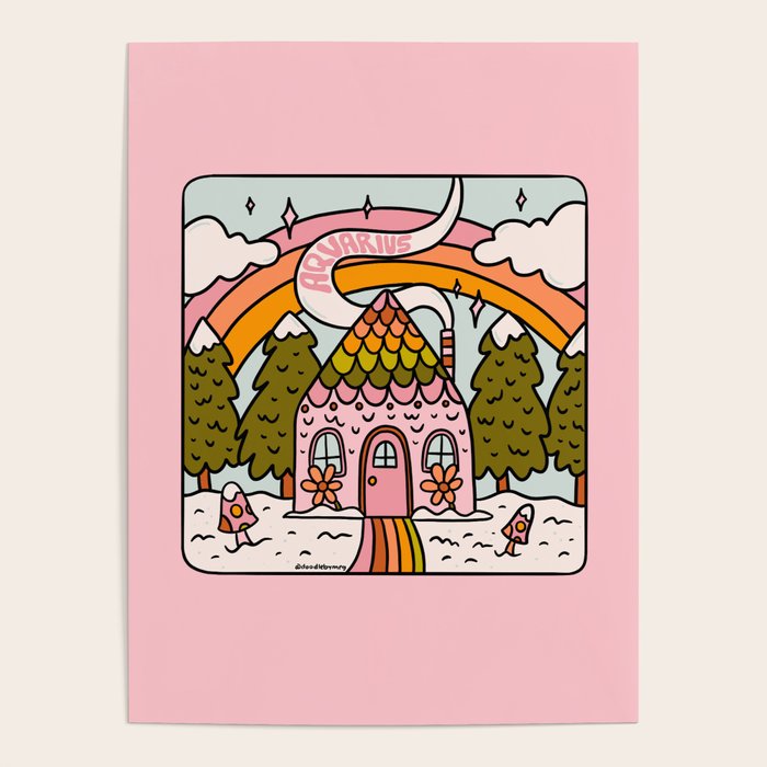 Aquarius Gingerbread House Poster Gallery Image 4
