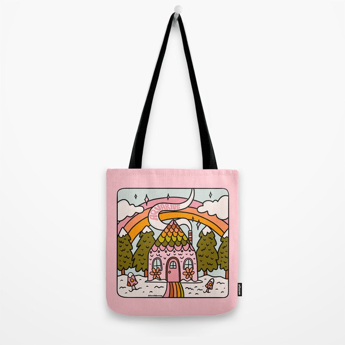 Aquarius Gingerbread House Tote Bag Gallery Image 2