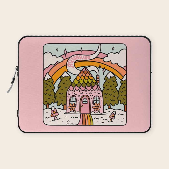 Aquarius Gingerbread House Laptop Sleeve Gallery Image 1