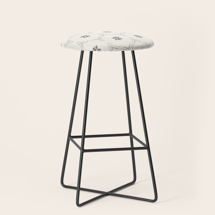 WILDFLOWER JASMIN GREY Stool Gallery Image 1