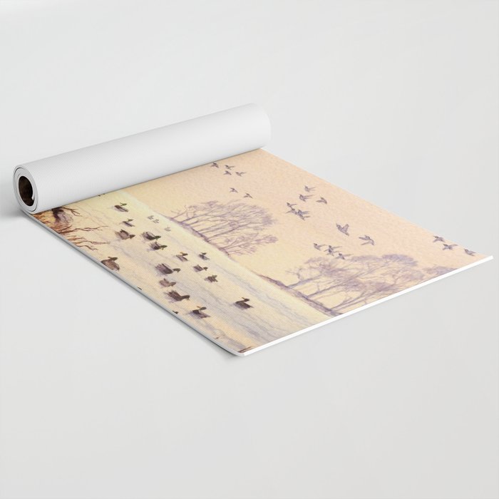 Duck Hunting Times Yoga Mat Gallery Image 2