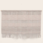 Organic Chevron in Rose Wall Hanging Gallery Image 1