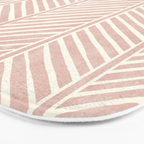 Organic Chevron in Rose Bath Mat Gallery Image 3