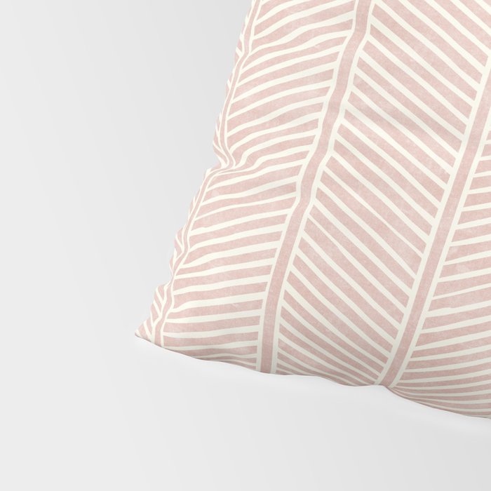Organic Chevron in Rose Pillow Sham Gallery Image 4