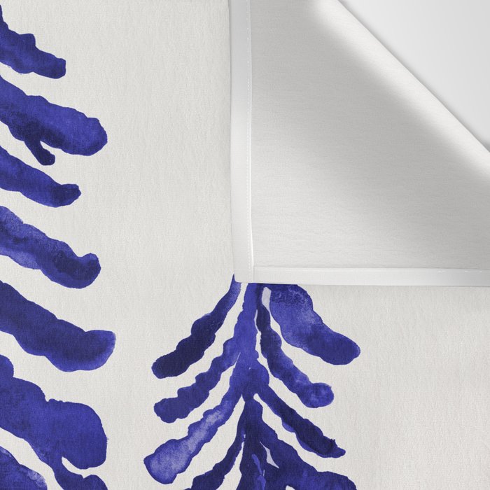 Pine Trees - Navy Wall Tapestry Gallery Image 3