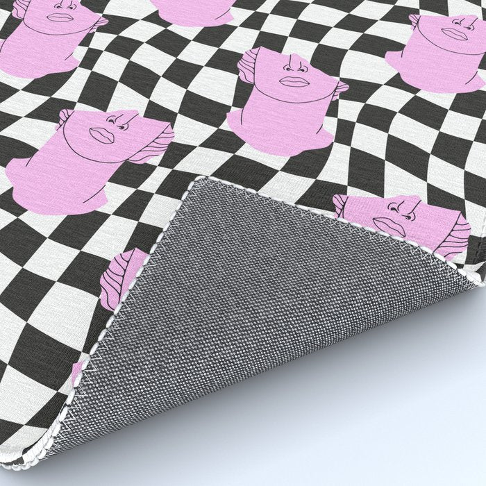 Retro greek statue vaporwave art pattern Rug Gallery Image 4