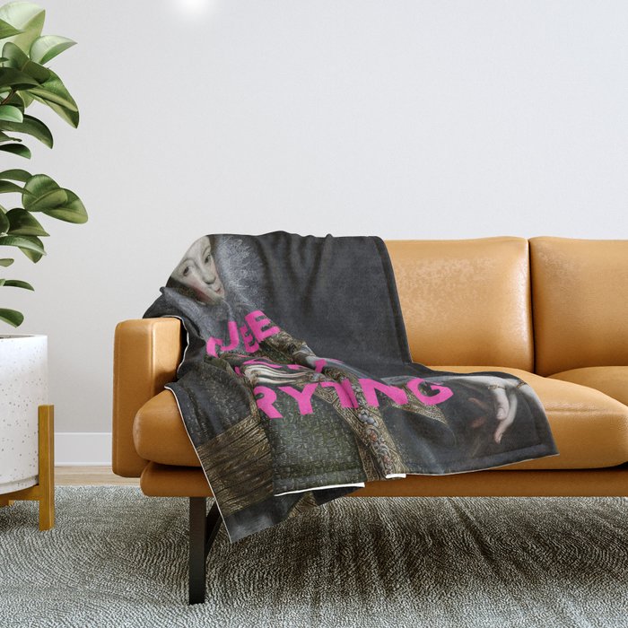 Queen of Fucking Everything - Feminist Throw Blanket Gallery Image 1