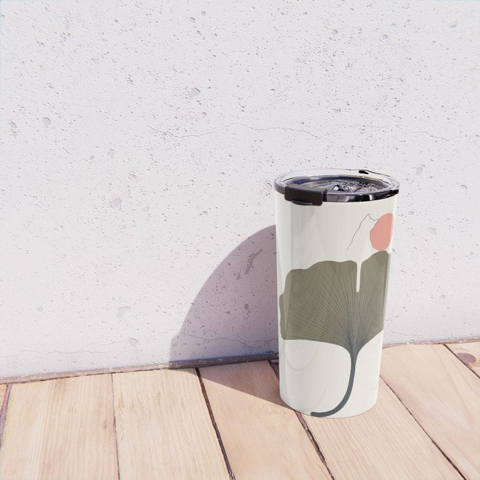 Cat and Plant 33 Travel Mug Gallery Image 4
