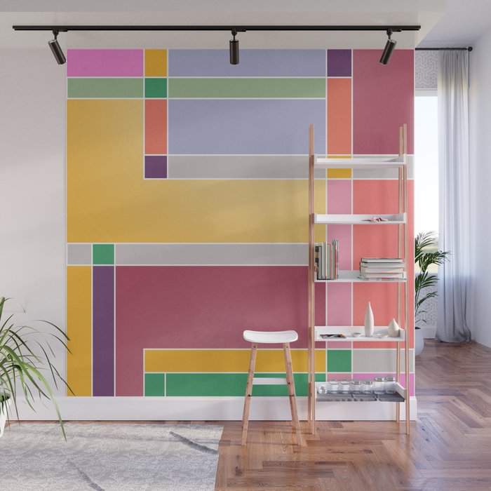 Minimal Geometric Abstraction 71 Wall Mural Gallery Image 1