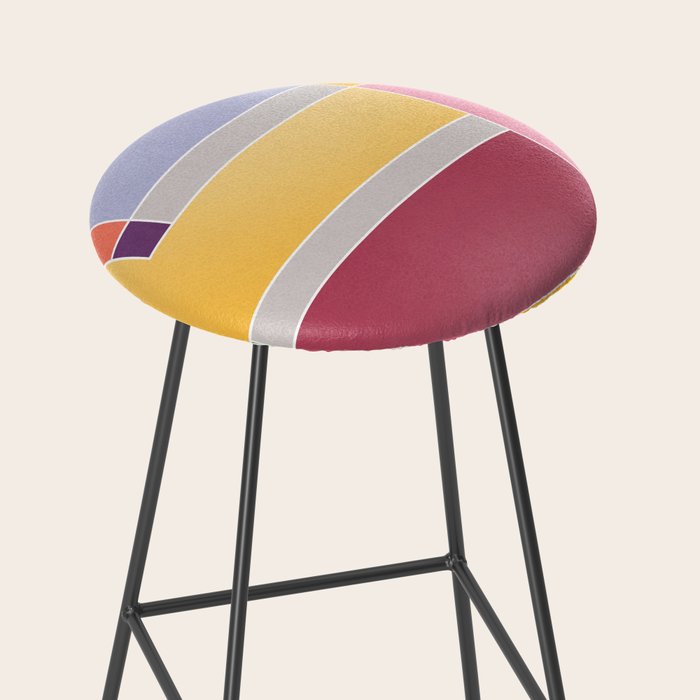 Minimal Geometric Abstraction 71 Stool Gallery Image 2