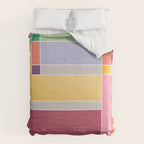 Minimal Geometric Abstraction 71 Comforter Gallery Image 6