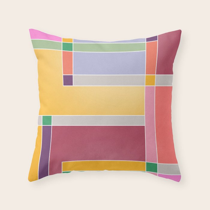 Minimal Geometric Abstraction 71 Throw Pillow Gallery Image 6