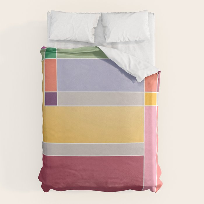 Minimal Geometric Abstraction 71 Duvet Cover Gallery Image 6