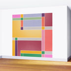 Minimal Geometric Abstraction 71 Wall Mural Gallery Image 2