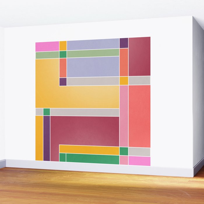 Minimal Geometric Abstraction 71 Wall Mural Gallery Image 2