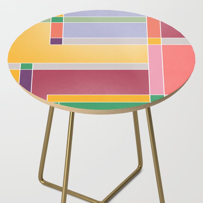 Minimal Geometric Abstraction 71 Side Table Gallery Image 2