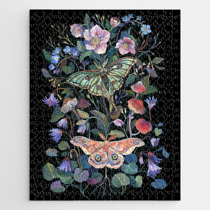 Moon Moth Mushroom Jigsaw Puzzle Gallery Image 1