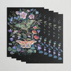 Moon Moth Mushroom Wrapping Paper Gallery Image 3