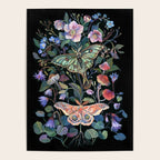 Moon Moth Mushroom Poster Gallery Image 4