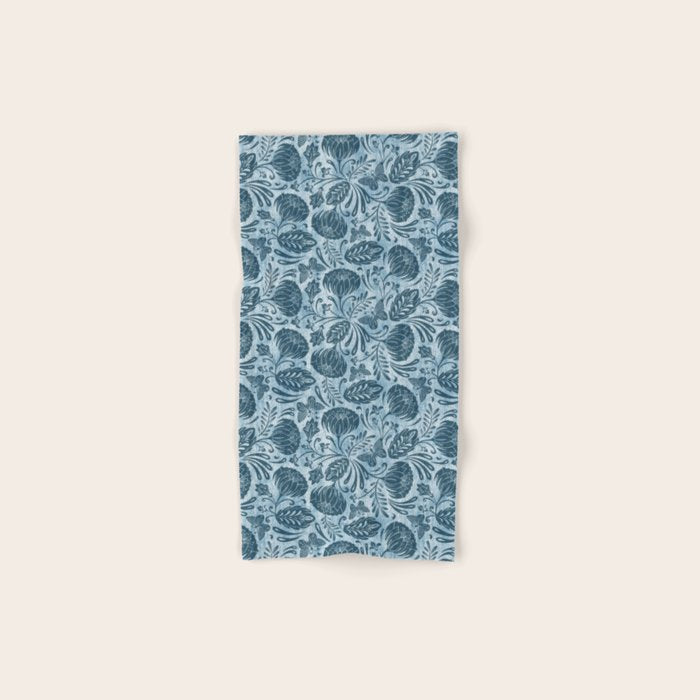 Arabella - Washed Indigo Bath Towel Gallery Image 1