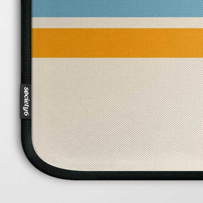 Vintage Retro Stripes Laptop Sleeve Gallery Image 3