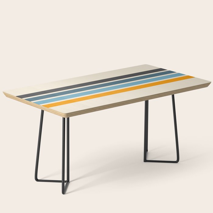 Vintage Retro Stripes Coffee Table Gallery Image 1