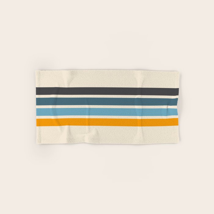 Vintage Retro Stripes Towels Gallery Image 1