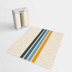 Vintage Retro Stripes Jigsaw Puzzle Gallery Image 2