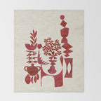 Crimson Window Sill Throw Blanket Gallery Image 2