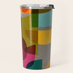 Mid Century Kaleidoscope Travel Mug Gallery Image 2