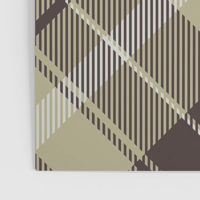 Modern Neutral Plaid Design Poster Gallery Image 3