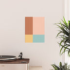 Color Block Line Abstract VI Poster Gallery Image 2